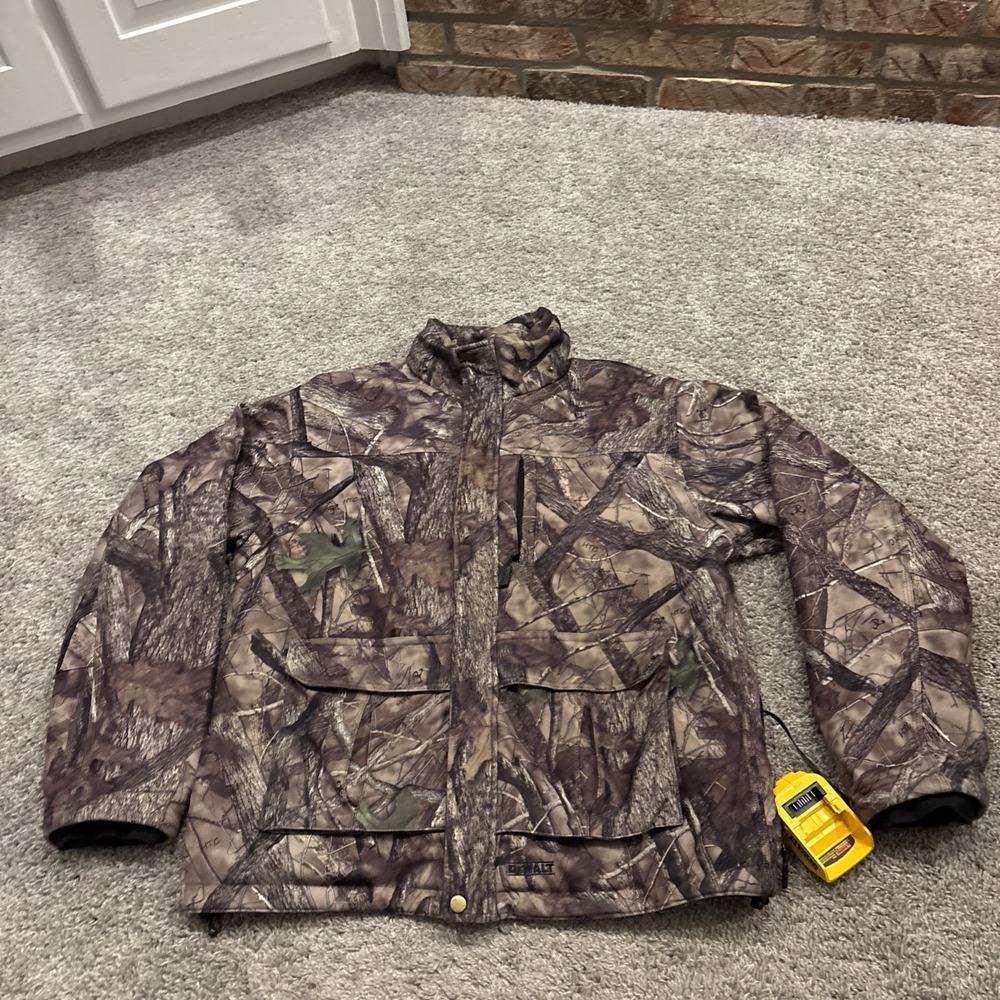 DEWALT True Timber Camo Jacket Size XL Heated Gear 12V Hunting NO BATTERY!!!!!!!